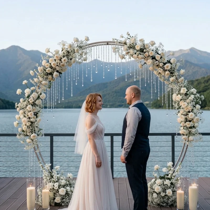 Wedding at Lopota Lake in Georgia for foreigners