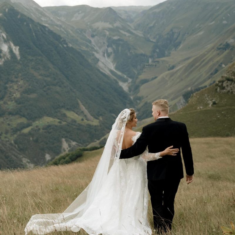 Wedding for Two in the Mountains of Georgia