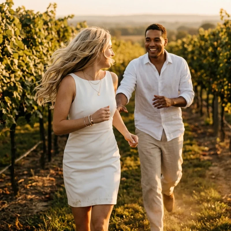 Wedding for two at a vineyard in Georgia