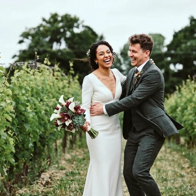 Wedding for foreign nationals at a winery in Georgia