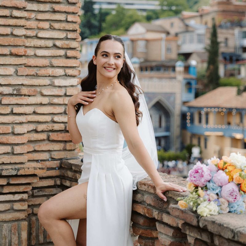 Свадебные фото невесты в Тбилси